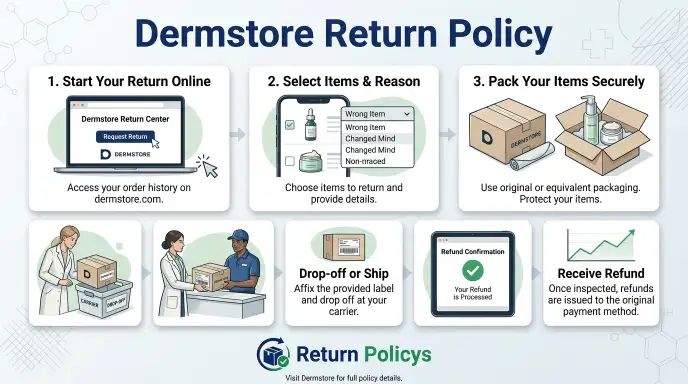Dermstore Return Policy