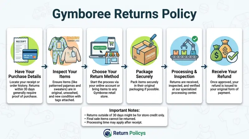 Gymboree Returns Policy