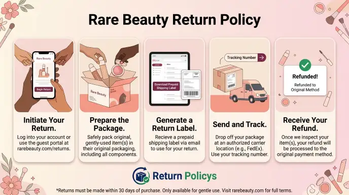 Rare Beauty Return Policy