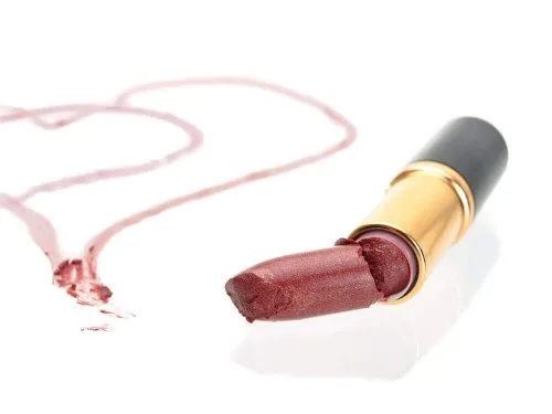 Damaged lipstick