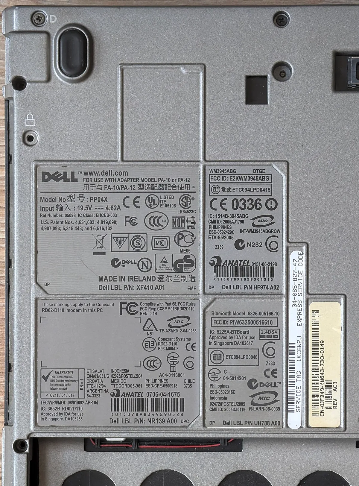 Dell Service Tag