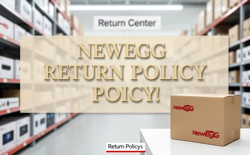 newegg return policy