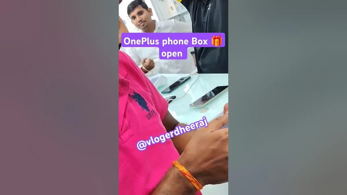 Opened vs unopened OnePlus phone