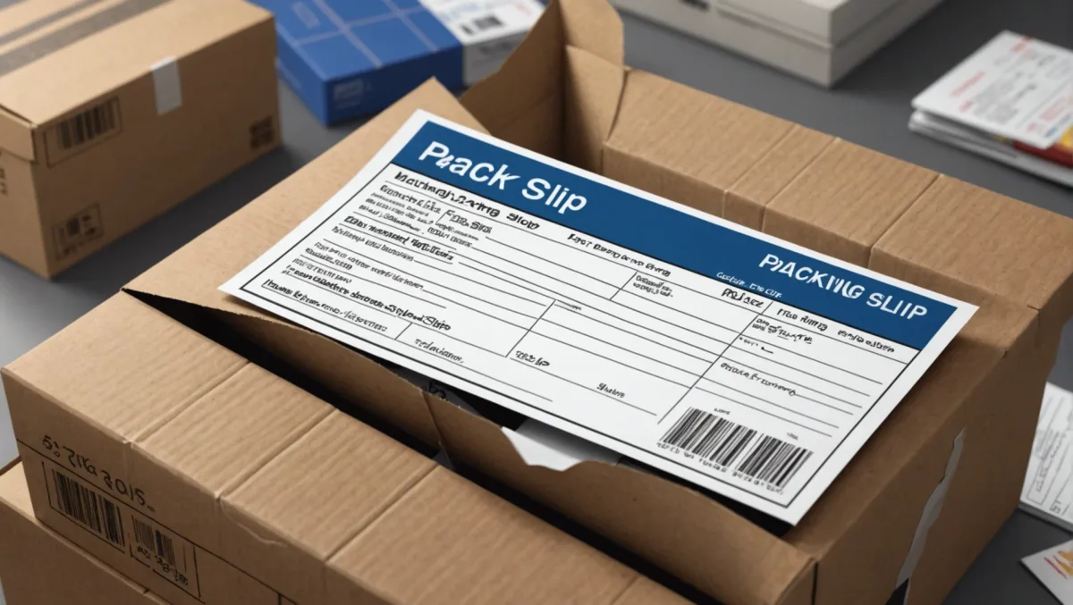 Packing slip