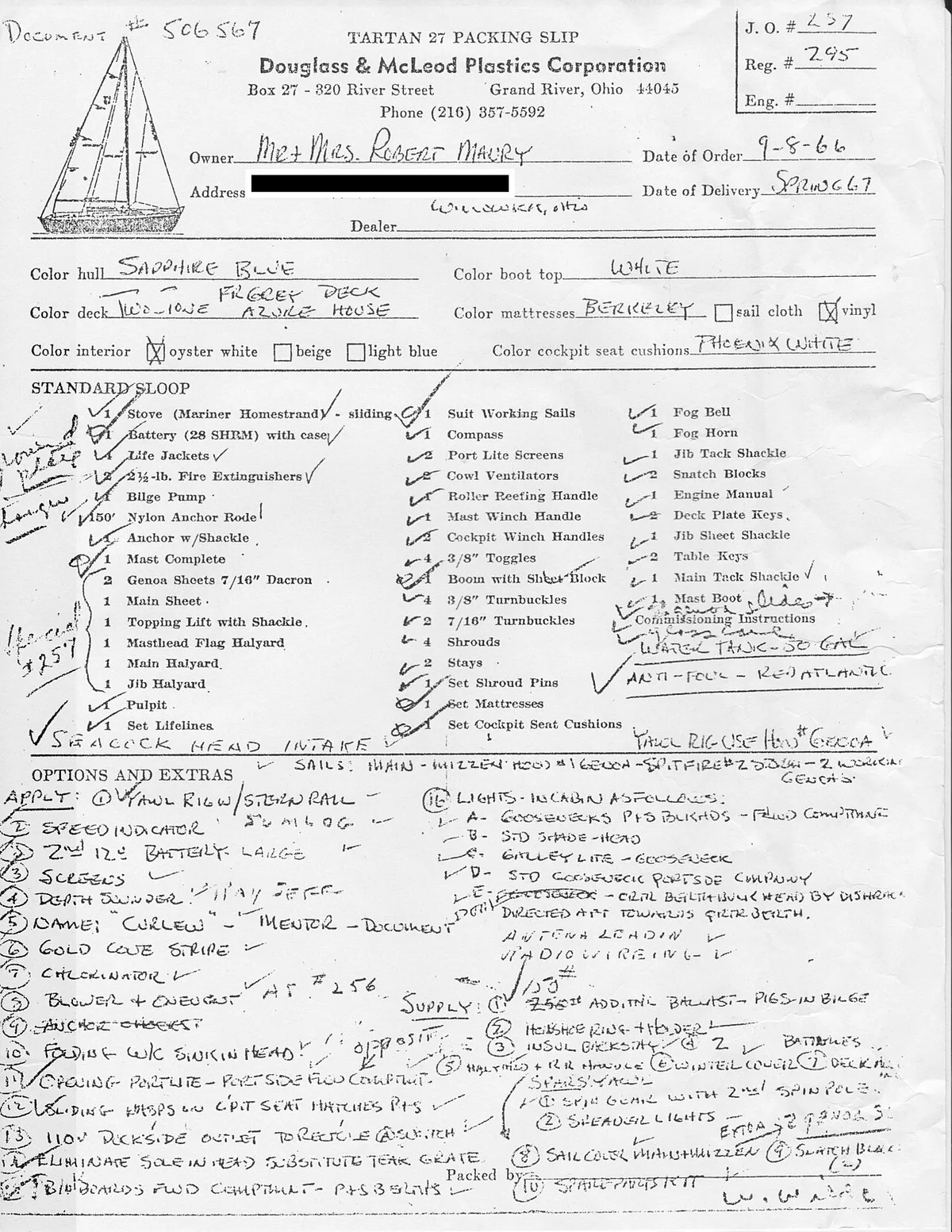 packing slip