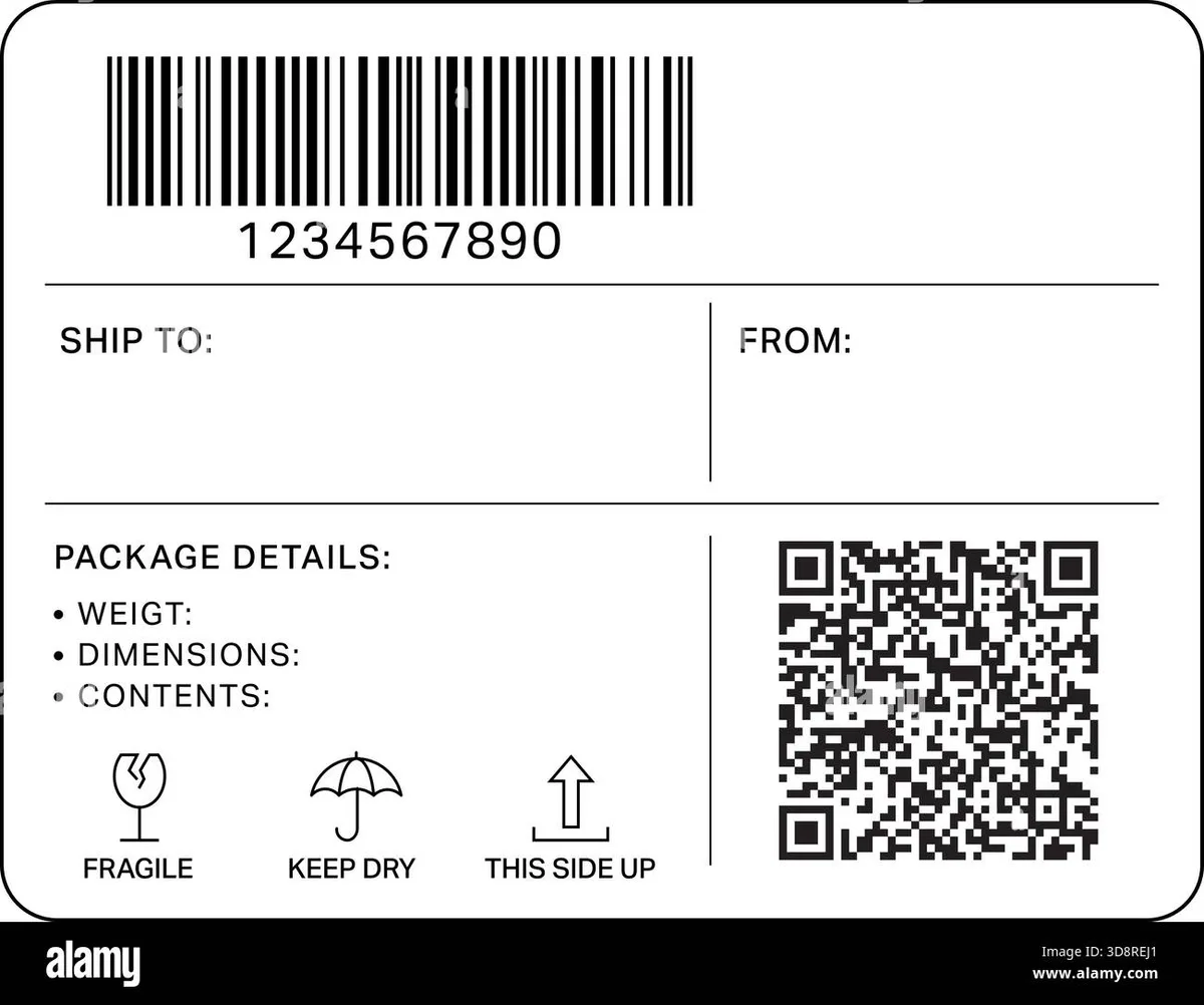 Shipping label tracking