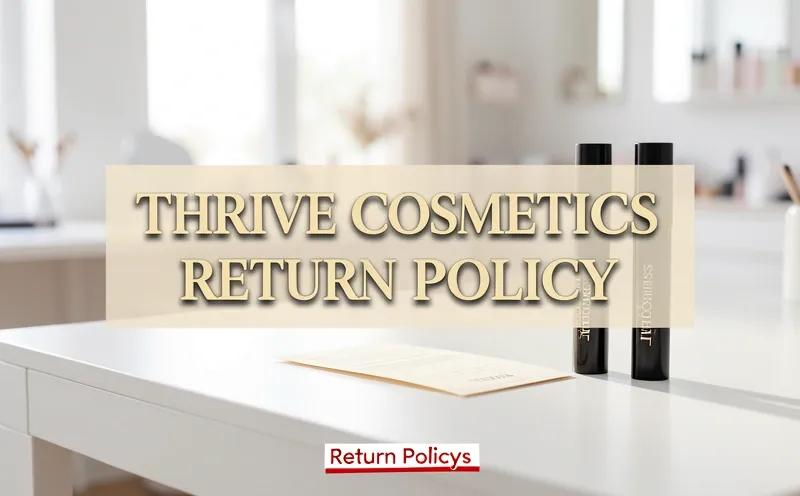 thrive cosmetics return policy