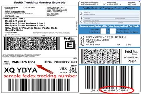 tracking number