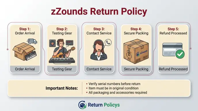 zZounds Return Policy