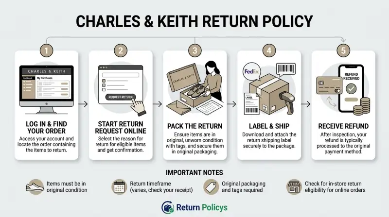 Charles & Keith Return Policy