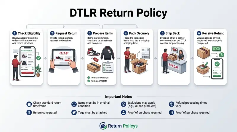 DTLR Return Policy