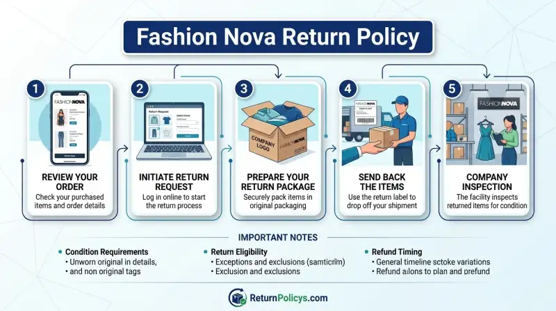Fashion Nova Return Policy