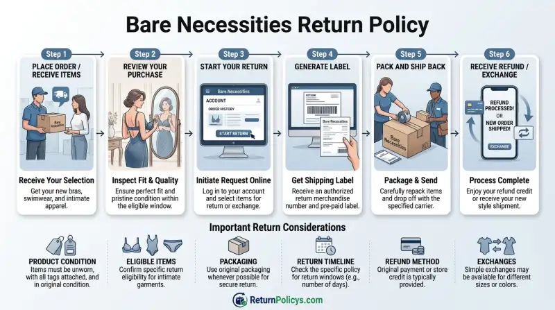 Bare Necessities Return Policy