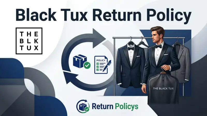 Black Tux Return Policy