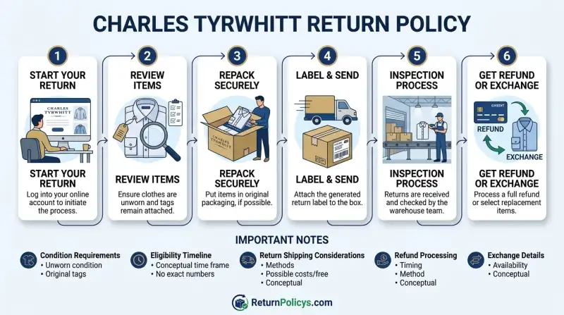 Charles Tyrwhitt Return Policy
