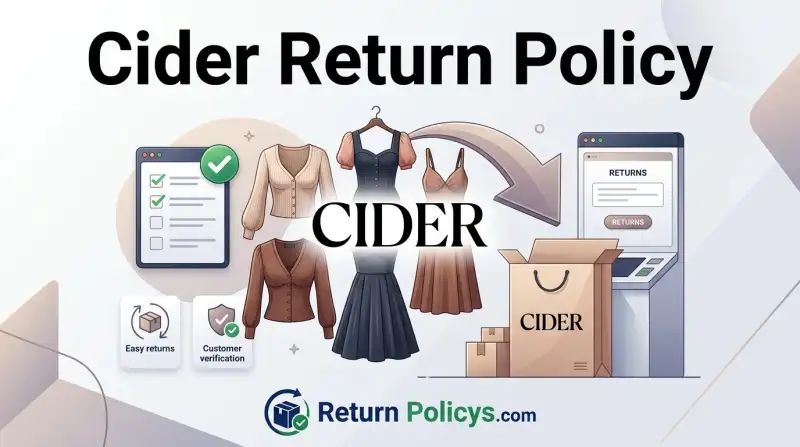 Cider Return Policy