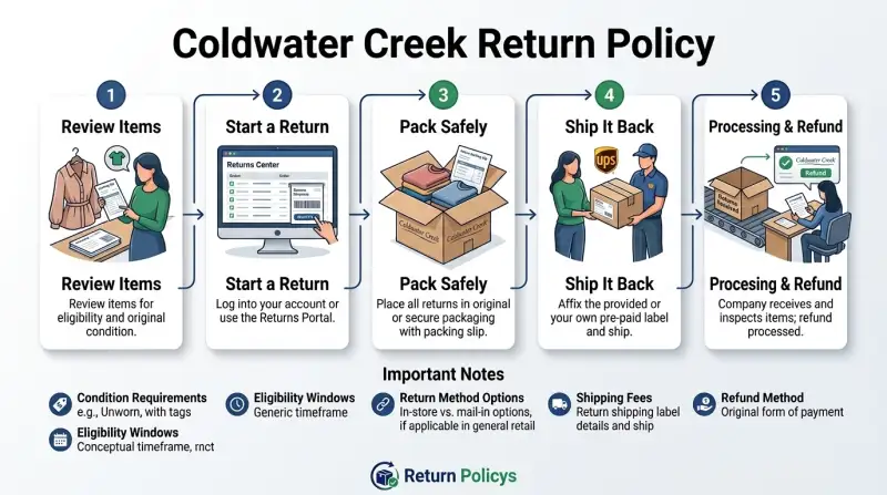 Coldwater Creek Return Policy