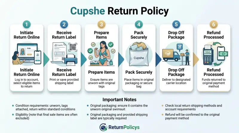 Cupshe Return Policy