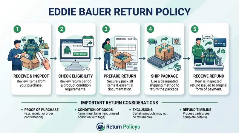 Eddie Bauer Return Policy