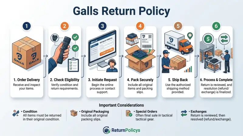 Galls Return Policy