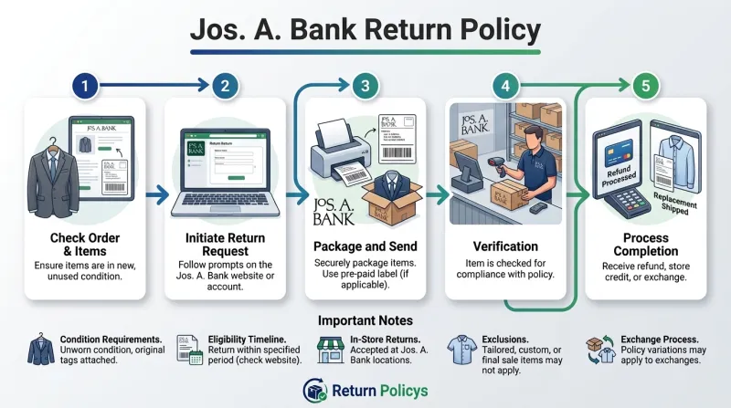 Jos. A. Bank Return Policy