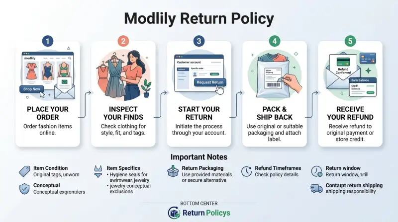 Modlily Return Policy