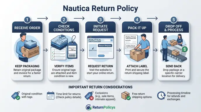 Nautica Return Policy