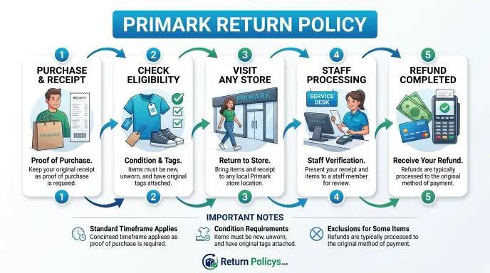 Primark Return Policy