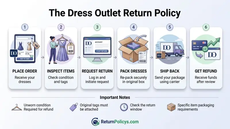 The Dress Outlet Return Policy