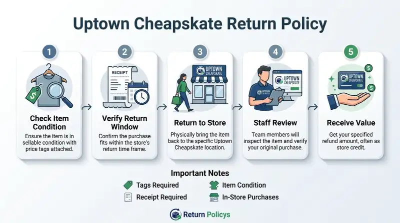 Uptown Cheapskate Return Policy