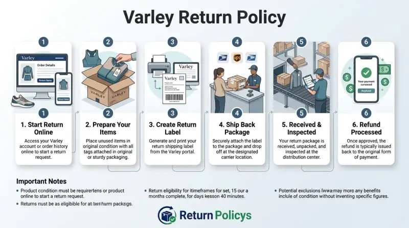 Varley Return Policy